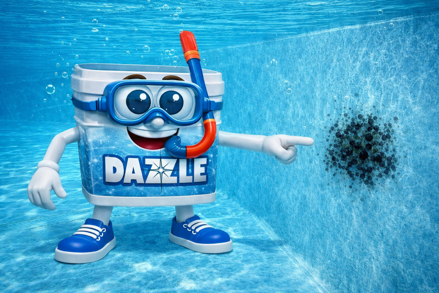 Treating Black Spot Algae In A Swimming Pool