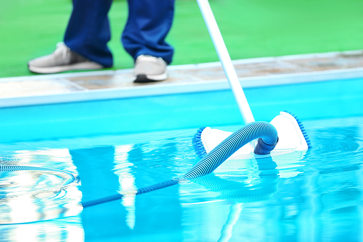 Vacuum your swimming pool